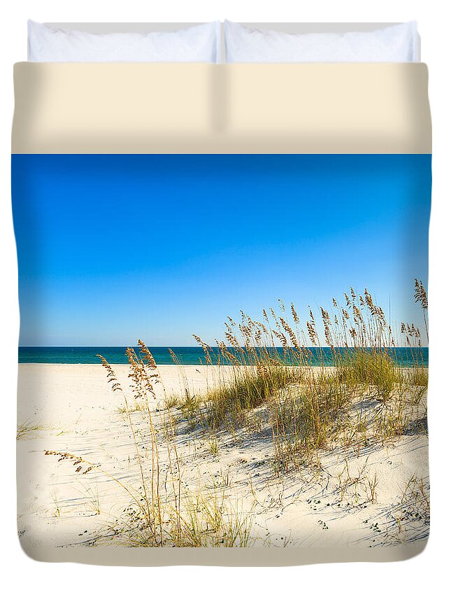Florida Duvet Cover featuring the photograph Beautiful Beach by Raul Rodriguez