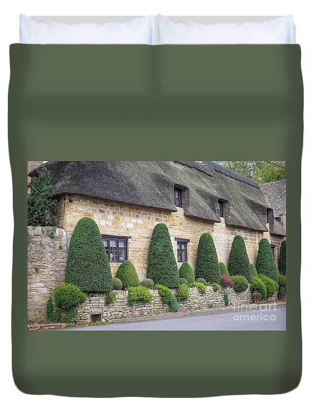 Cotswolds Duvet Cover featuring the photograph England #6 by Milena Boeva
