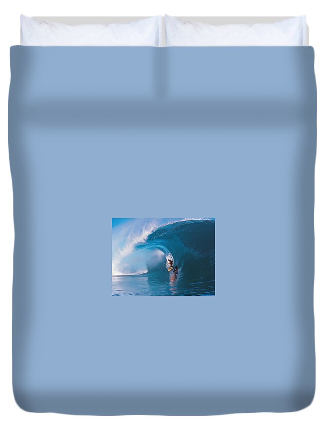 Surfing Duvet Cover featuring the photograph Surfing #6 by Jackie Russo