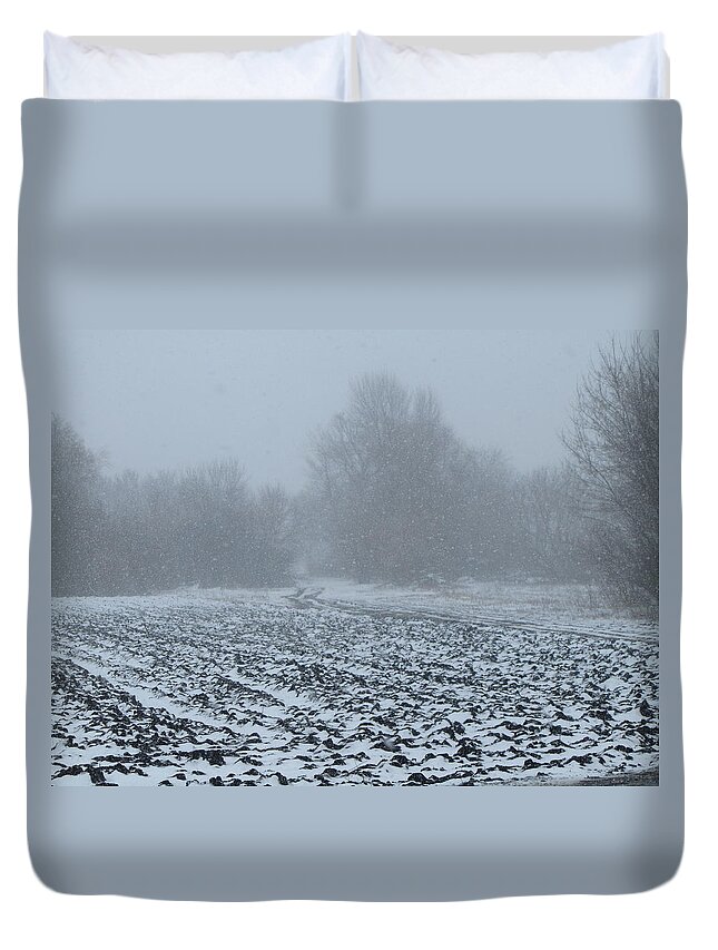 Winter Duvet Cover featuring the photograph Winter #6 by Jackie Russo