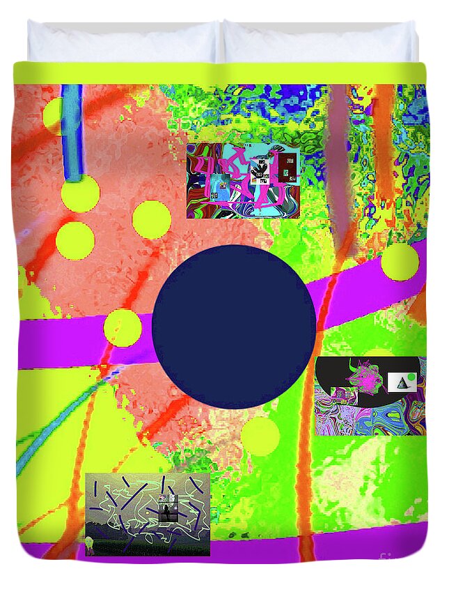 Walter Paul Bebirian Duvet Cover featuring the digital art 7-27-2015babcdefghijklmnopqrtuvwxy by Walter Paul Bebirian