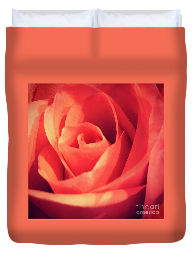 Rose Duvet Cover featuring the photograph Rose by Deena Withycombe