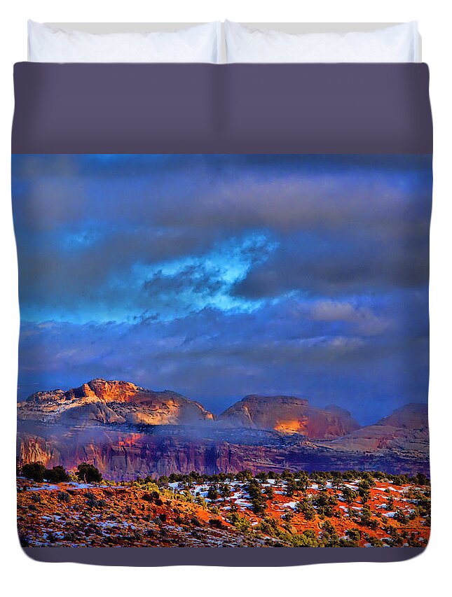 Capitol Reef National Park Duvet Cover featuring the photograph Capitol Reef National Park #708 by Mark Smith