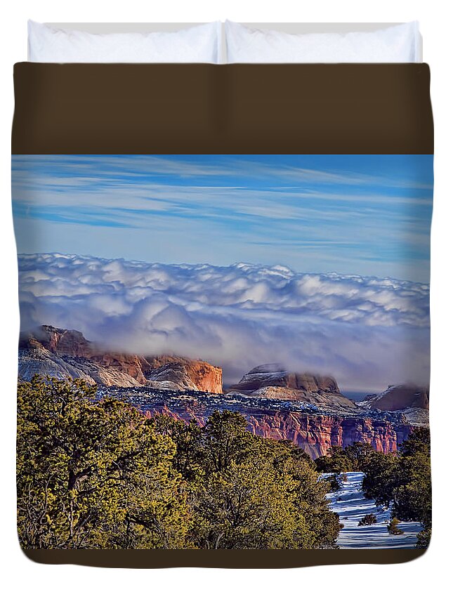 Capitol Reef National Park Duvet Cover featuring the photograph Capitol Reef National Park #709 by Mark Smith