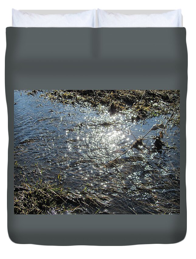 Water Duvet Cover featuring the photograph Water #8 by Mariel Mcmeeking