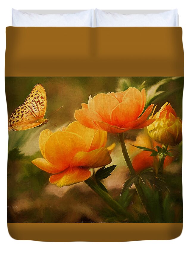 Morning Duvet Cover featuring the photograph A Beautiful Morning by Sandi OReilly