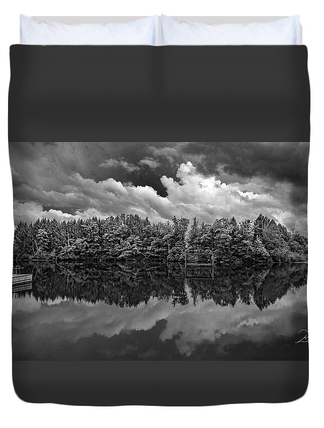 Nature Duvet Cover featuring the photograph A Calm before the Storm by Frederic A Reinecke