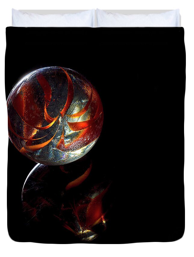 America Duvet Cover featuring the photograph A Child's Universe by James Sage