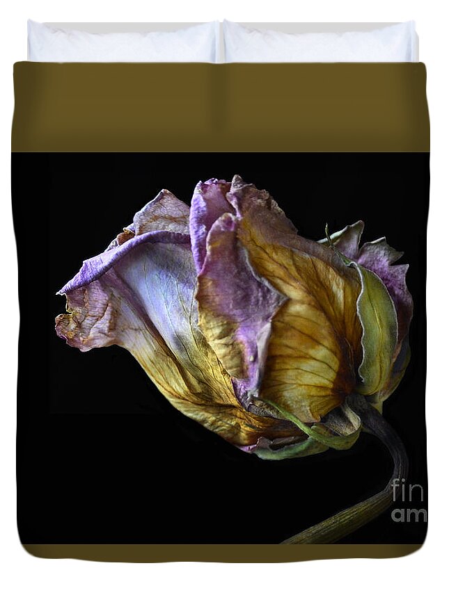 Flower Duvet Cover featuring the photograph A Colorful Life by Dan Holm