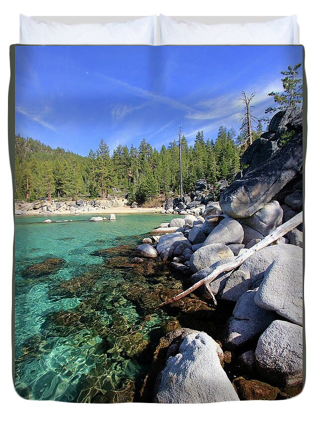 Summer Duvet Cover featuring the photograph A Day in May by Sean Sarsfield