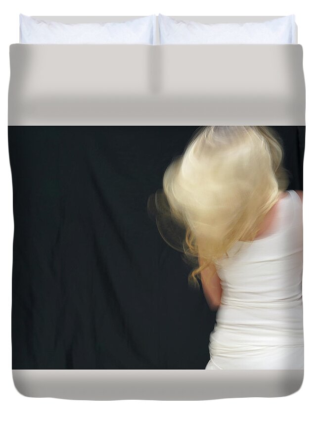 Dance Duvet Cover featuring the photograph A Graceful Dance #1213 by Raymond Magnani