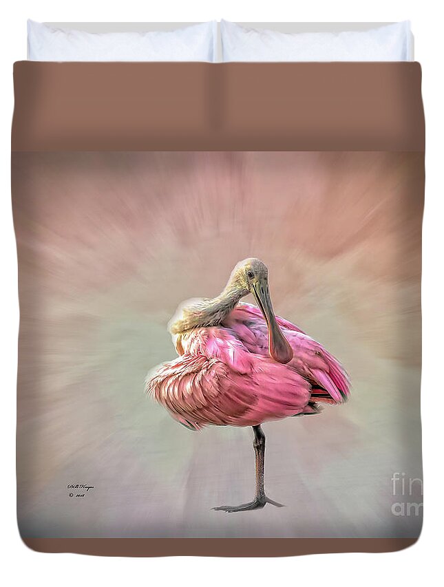 Birds Duvet Cover featuring the photograph A Mother Nature's Masterpiece by DB Hayes