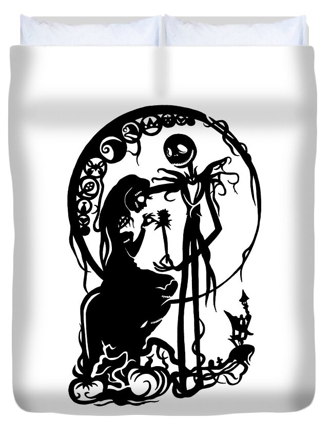 A Nightmare Before Christmas Duvet Cover For Sale By Ian King