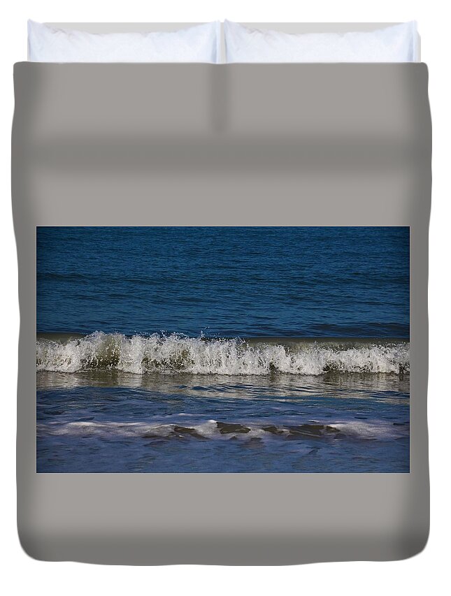 Sea Duvet Cover featuring the photograph A Sea of Delight by Michiale Schneider