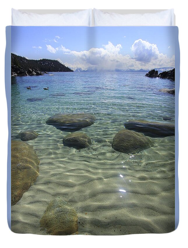 Sierra Nevada Duvet Cover featuring the photograph A Twinkle In Your Eye by Sean Sarsfield