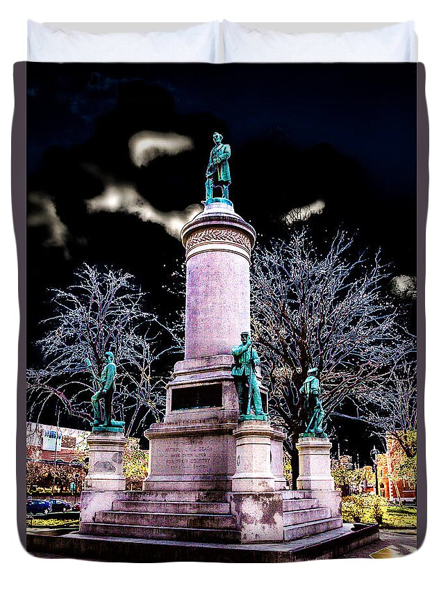 Abe Duvet Cover featuring the photograph Abraham Lincoln Memorial by William Norton