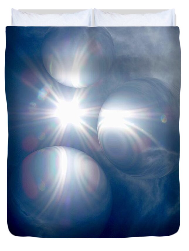 Colorful Duvet Cover featuring the photograph Absorbing Your Light by Dale Crum