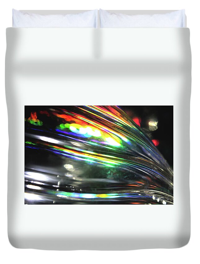 Abstract Duvet Cover featuring the photograph Abstract 1005 by Dawn Marshall