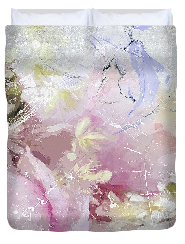 Abstract Duvet Cover featuring the photograph Star Struck by Karen Lynch
