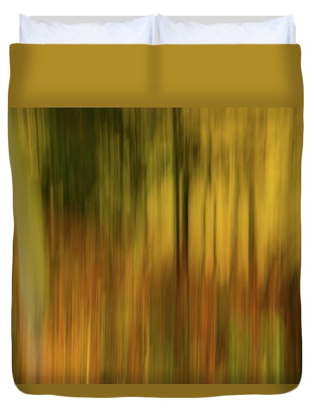 Blur Duvet Cover featuring the photograph Abstract Blur Number 3 by Steve Gadomski