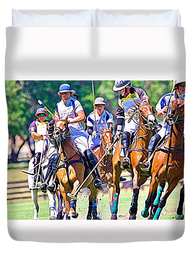 Alicegipsonphotographs Duvet Cover featuring the photograph Advance by Alice Gipson