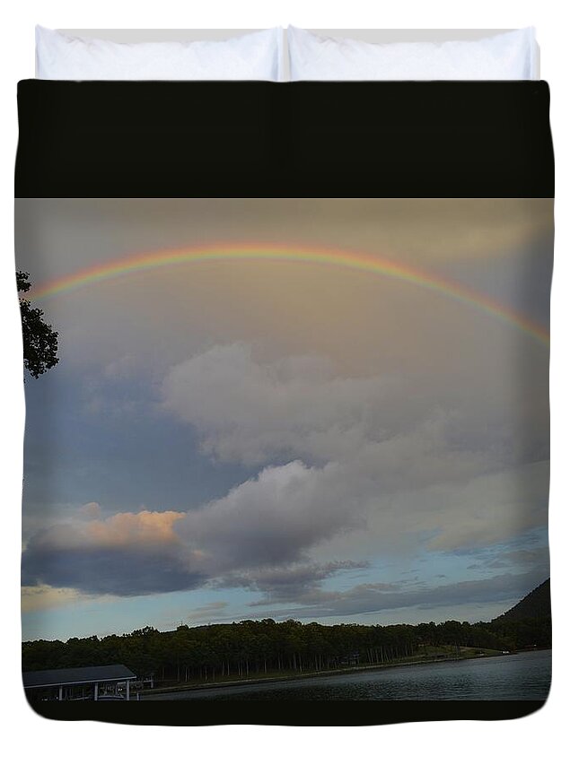 Clouds Duvet Cover featuring the photograph After the Storm by James McAdams