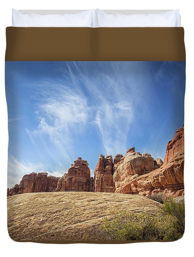 Chesler Park Duvet Cover featuring the photograph Afternoon at Chesler Park by Kunal Mehra