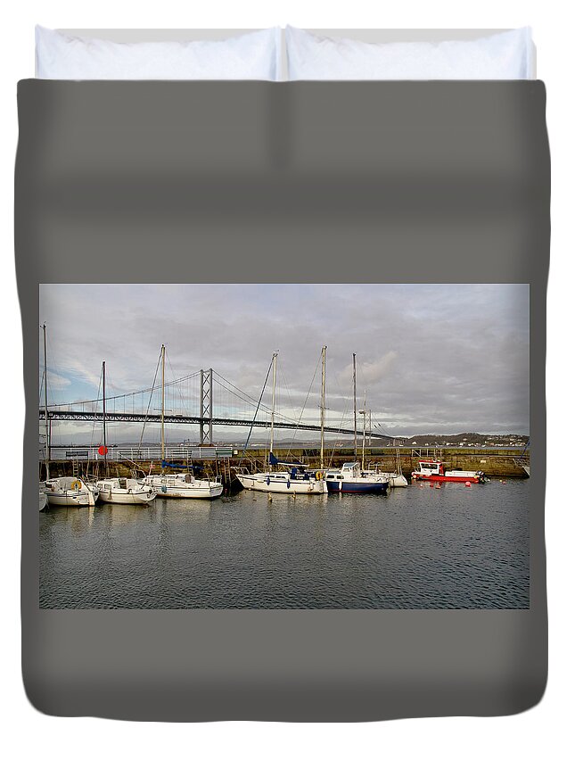 Afternoon Duvet Cover featuring the photograph Afternoon in the haven by Elena Perelman