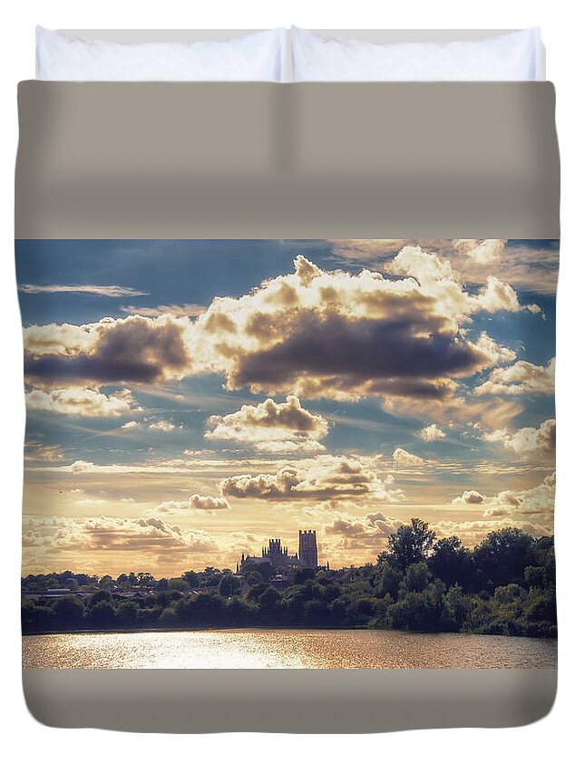 Ely Duvet Cover featuring the photograph Afternoon Sun by James Billings