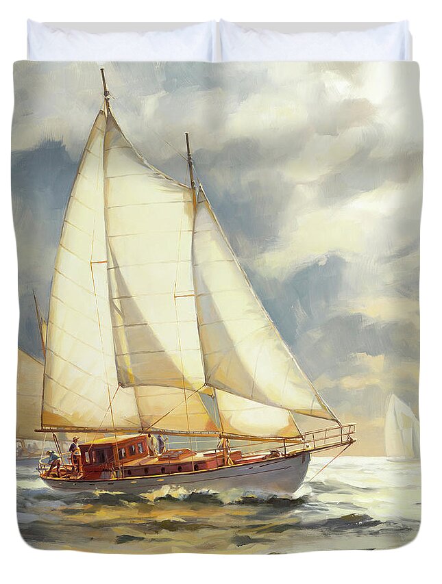 Sailboat Race Duvet Covers