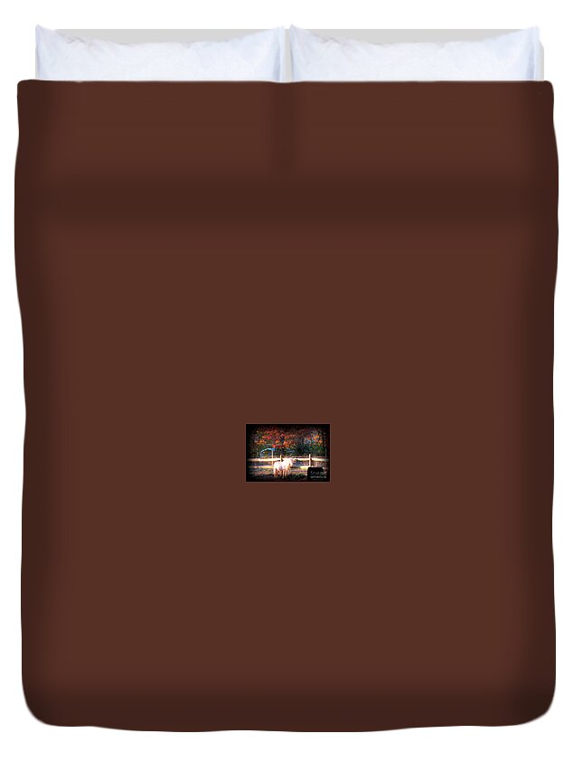 Mini Duvet Cover featuring the photograph Ajax by Rabiah Seminole