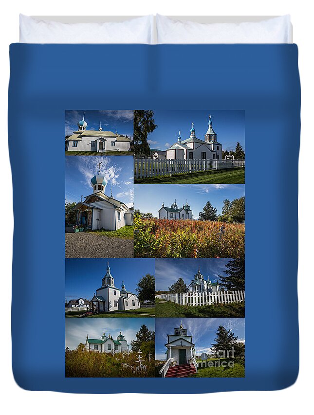 Russian Heritage Duvet Cover featuring the photograph Alaska's Russian Heritage by Eva Lechner