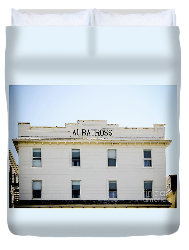 Architecture Duvet Cover featuring the photograph Albatross by Colleen Kammerer