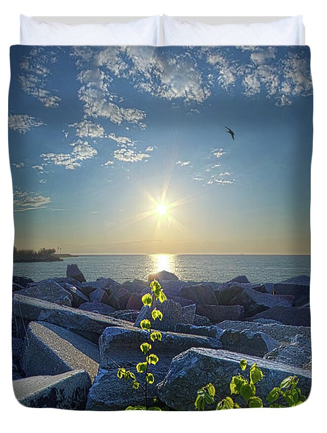 Clouds Duvet Cover featuring the photograph All Things Are Possible by Phil Koch