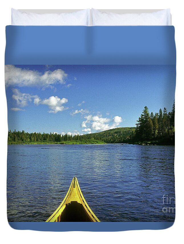 Boating Duvet Cover featuring the photograph Allagash River, Northern Maine, USA by Kevin Shields