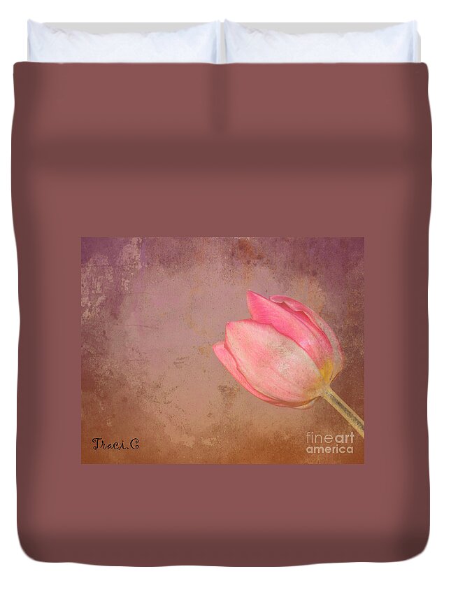 Tulip Duvet Cover featuring the photograph Allure by Traci Cottingham