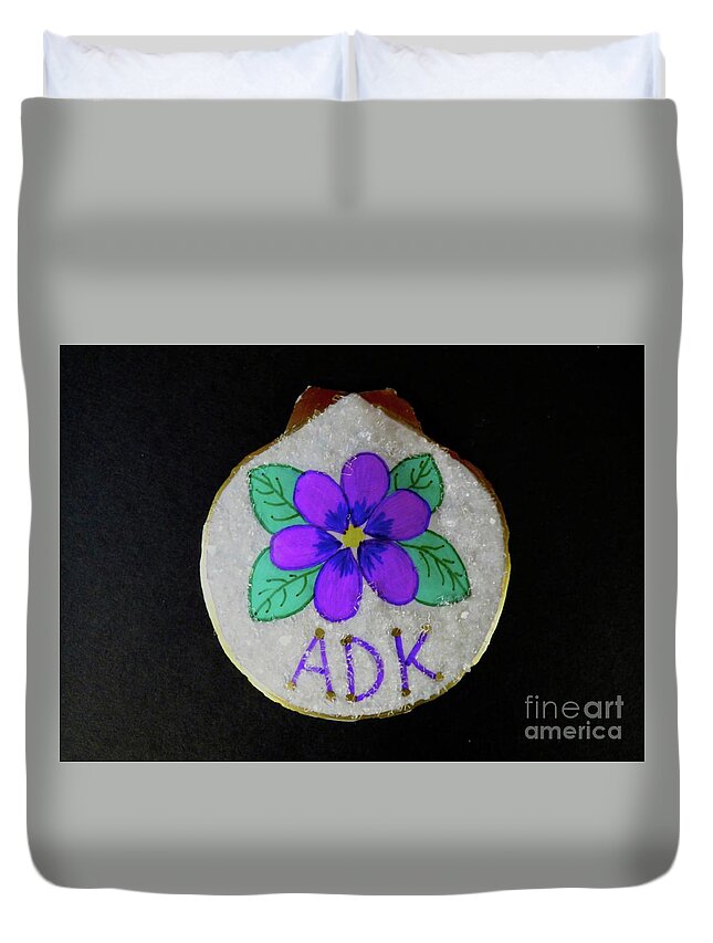 Alpha Delta Kappa Duvet Cover featuring the photograph Alpha Delta Kappa by Jean Wright