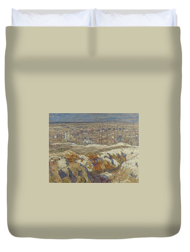 20th Century Art Duvet Cover featuring the painting Angres by Alexander Young Jackson
