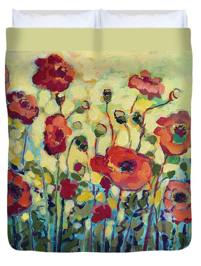 Anitas Poppies Duvet Cover For Sale By Jennifer Lommers