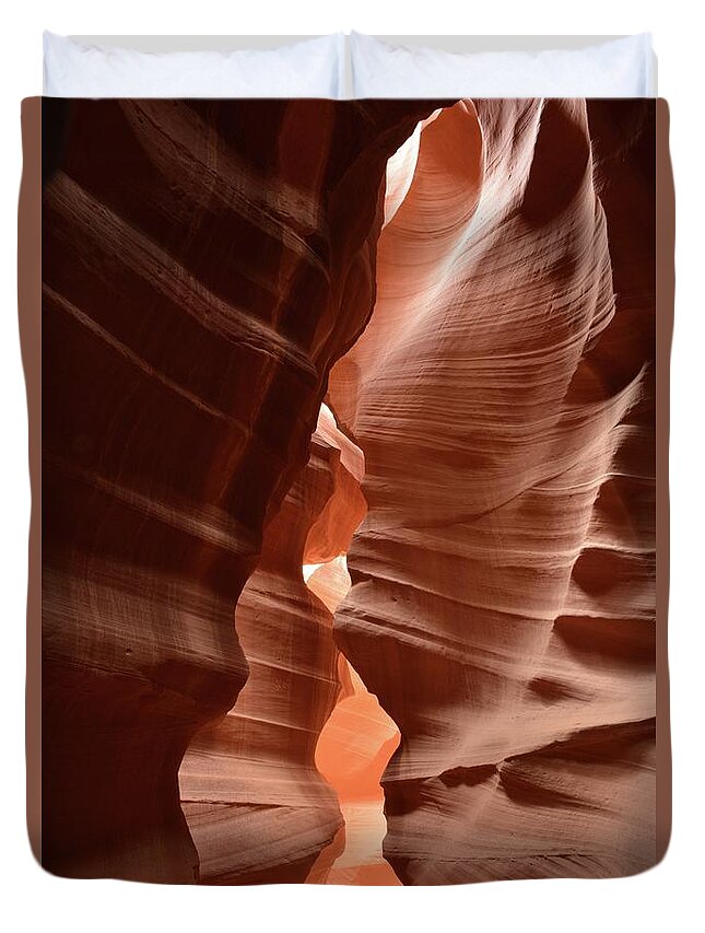 Antelope Canyon Duvet Cover featuring the photograph Antelope Canyon by Carolyn Mickulas