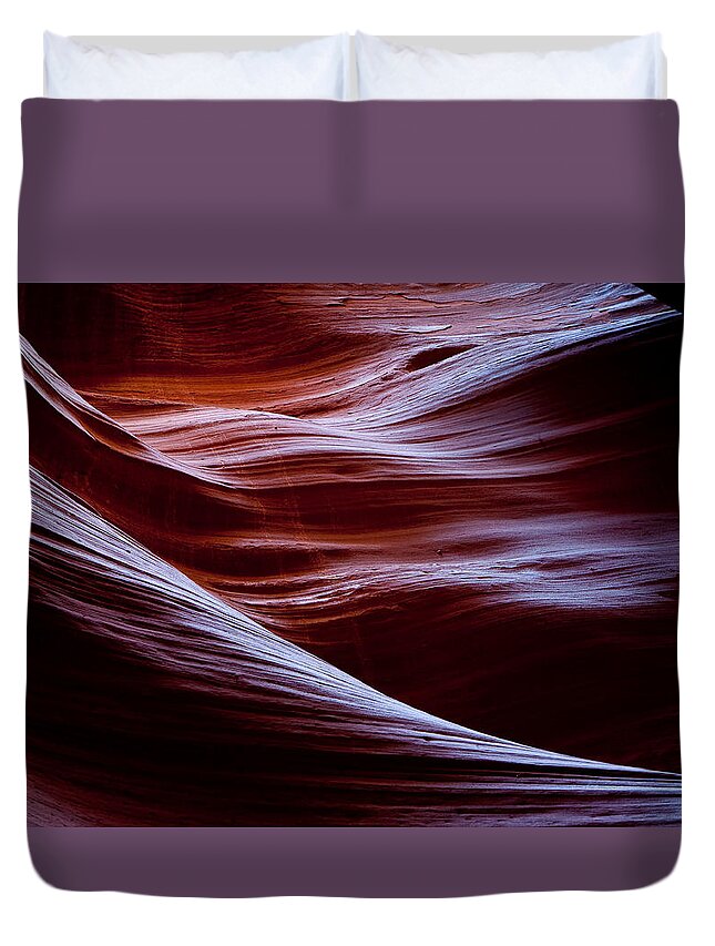 Usa Duvet Cover featuring the photograph Antelope Canyon III by Peter OReilly