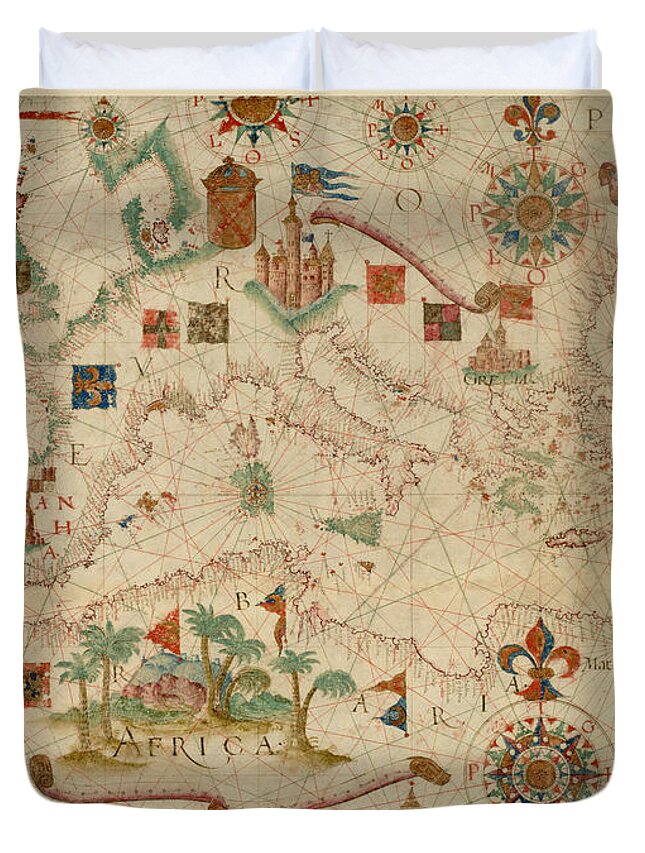 Antique Georgian Cartographers Étui, Navigation Map Drafting Kit