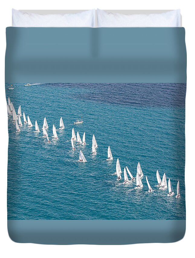 Key Duvet Cover featuring the photograph Breeze On #19 by Steven Lapkin