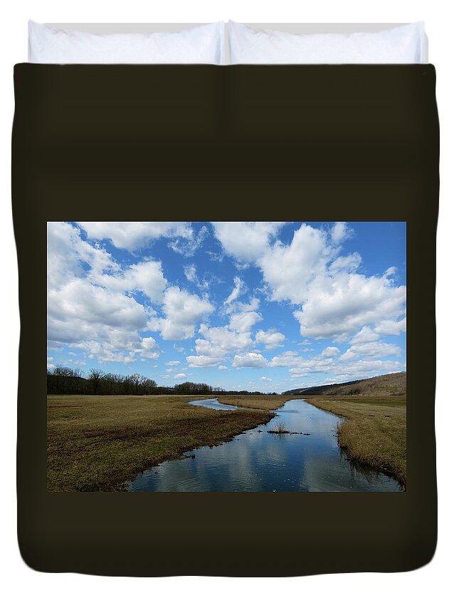 Nature Duvet Cover featuring the photograph April Day by Azthet Photography