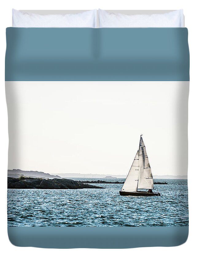 Archipelago Duvet Cover featuring the photograph Archipelago by Torbjorn Swenelius