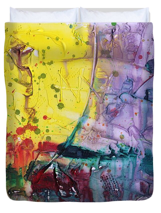 Architect Duvet Cover featuring the painting Architect by Phil Strang