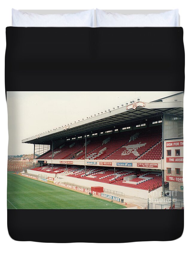 Arsenal Highbury East Stand 2 1991 Duvet Cover For Sale By