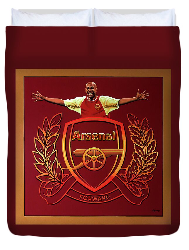 Arsenal London Painting Duvet Cover For Sale By Paul Meijering