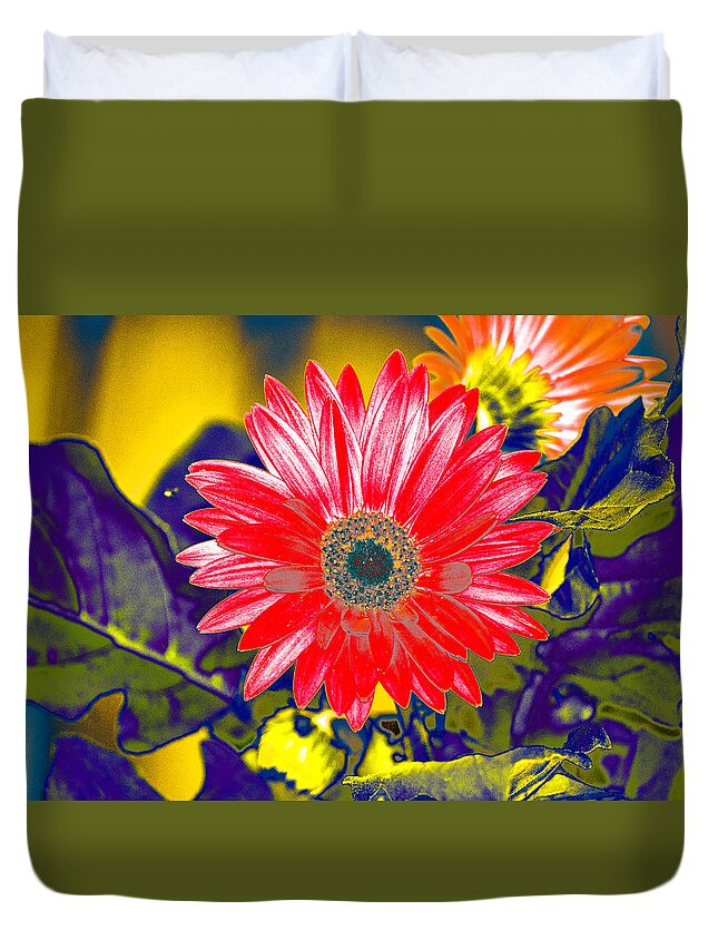Artistic Duvet Cover featuring the photograph Artistic Bloom - PLA227 by Gordon Sarti