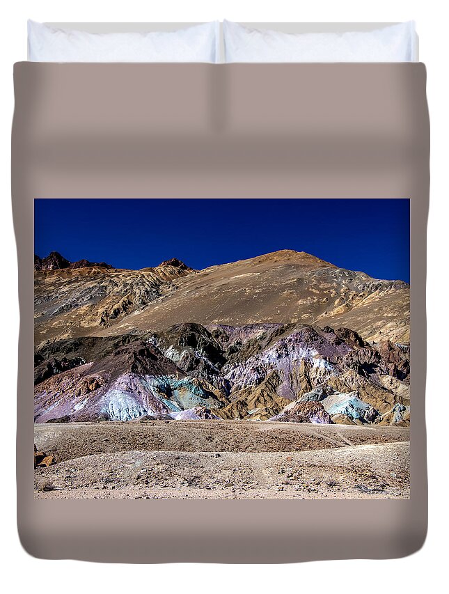 Desert Duvet Cover featuring the photograph Artists Pallete by Patrick Boening